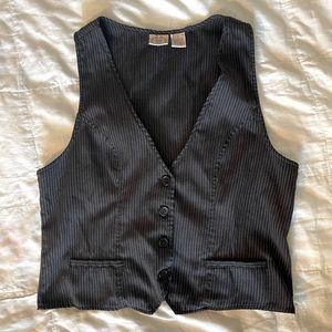 Vintage pinstripe vest